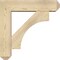 Ekena Millwork Westlake Craftsman Rough Sawn Bracket w/ Offset Brace, Douglas Fir, 6"W x 22"D x 22"H BKT0604X22X22WTL04RDF - alternate 4